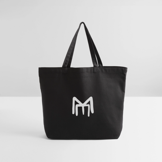 Double M Cotton Tote - Subtlememe A Subtlememe logo-bearing cotton tote bag
