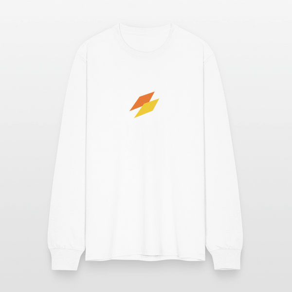 Adam Men's Long Sleeve T-Shirt - white